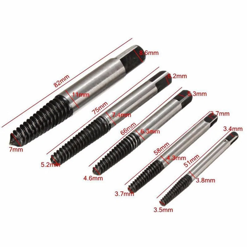 Afralia™ Double-Sided Screw Extractor Drill Bit - Professional Alloy Steel Center Removal Tool