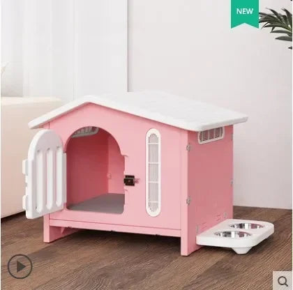 Afralia™ Breathable Four Seasons Dog House for Indoor Balcony, Patio, Living Room, or Garden