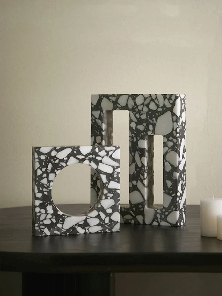 Afralia™ Archway Terrazzo Sculpture for Home Decor