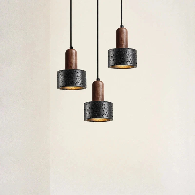 Afralia™ Cream Nordic Small Pendant Lamp for Modern Wabi Sabi Bedroom Decor