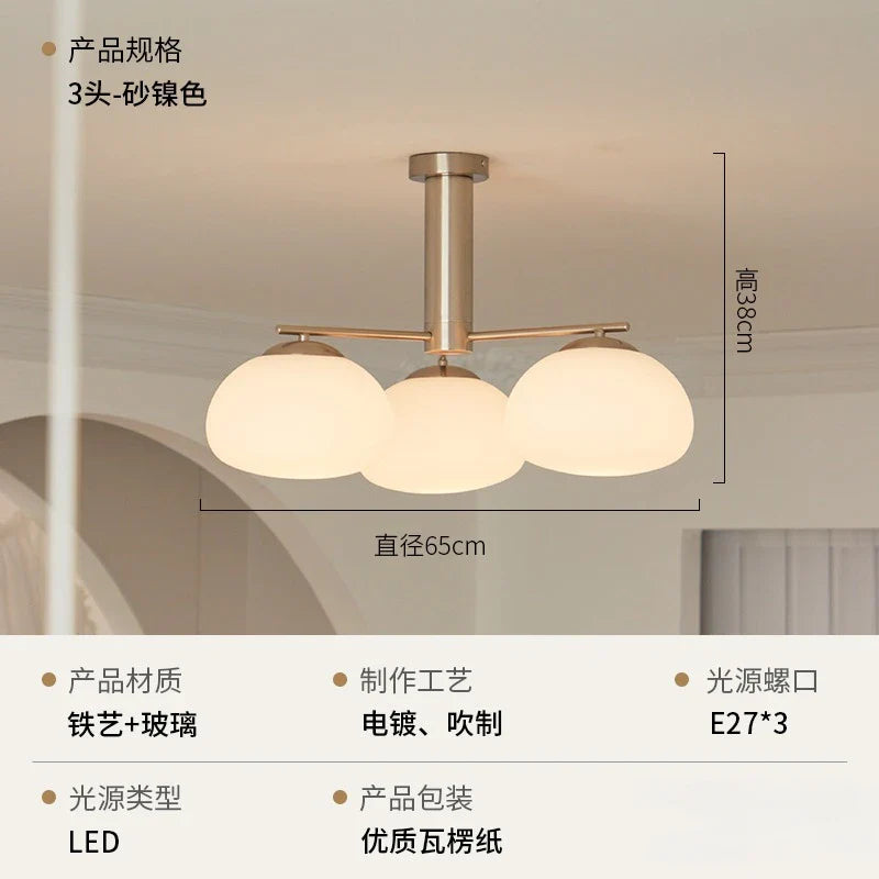 Afralia™ Persimmon Chandelier LED E27 Modern Nordic Design Living/Dining Room Light Fixtures