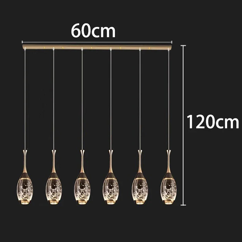 Afralia™ LED Chandelier Modern Dining Room Ceiling Light