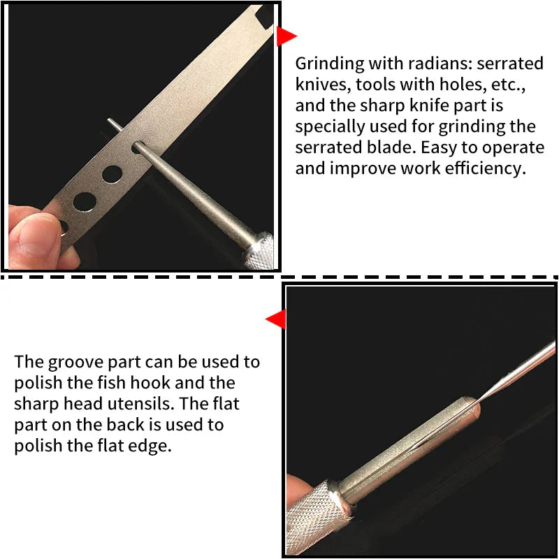 Afralia™ Knife Sharpener: Portable Blade Sharpening Tool for Kitchen, Fishing, and More