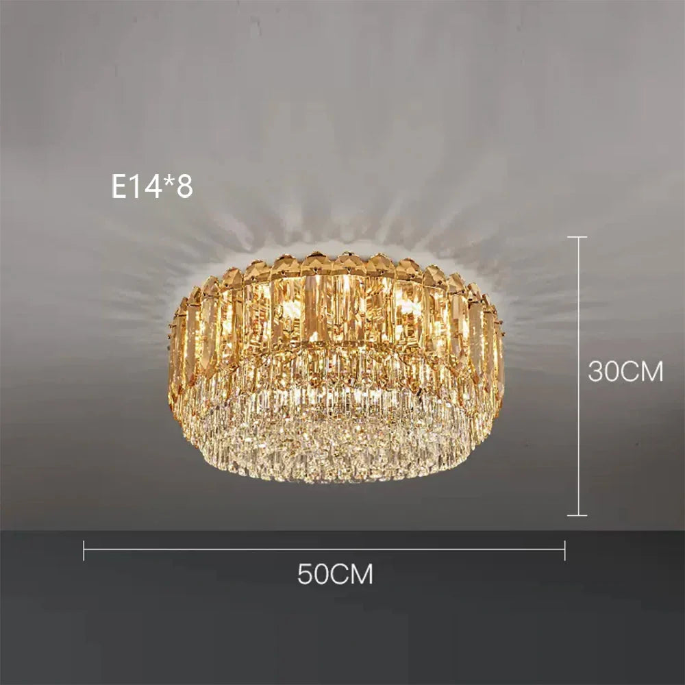 Afralia™ Crystal LED Wall Lamp: Minimalist Luxury Lighting for Living Room TV Background