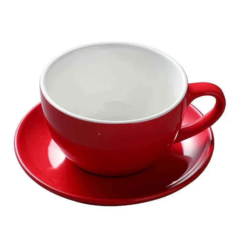 Afralia™ Ceramic Coffee Cup Set - Elegant Porcelain Tea Drinkware for Home and Kitchen