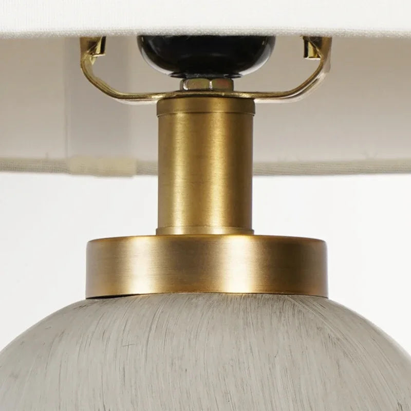 Afralia™ Retro Cement Table Lamp: Luxury Industrial Bedside Light for Modern Living Spaces