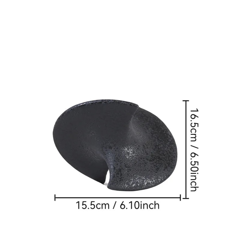 Afralia™ Geometric Ceramic Gyroscope Ornaments Home Decoration