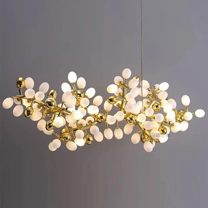 Afralia™ Modern Ceiling Chandelier: Stylish Hanging Light Fixture for Dining & Living Room Lighting