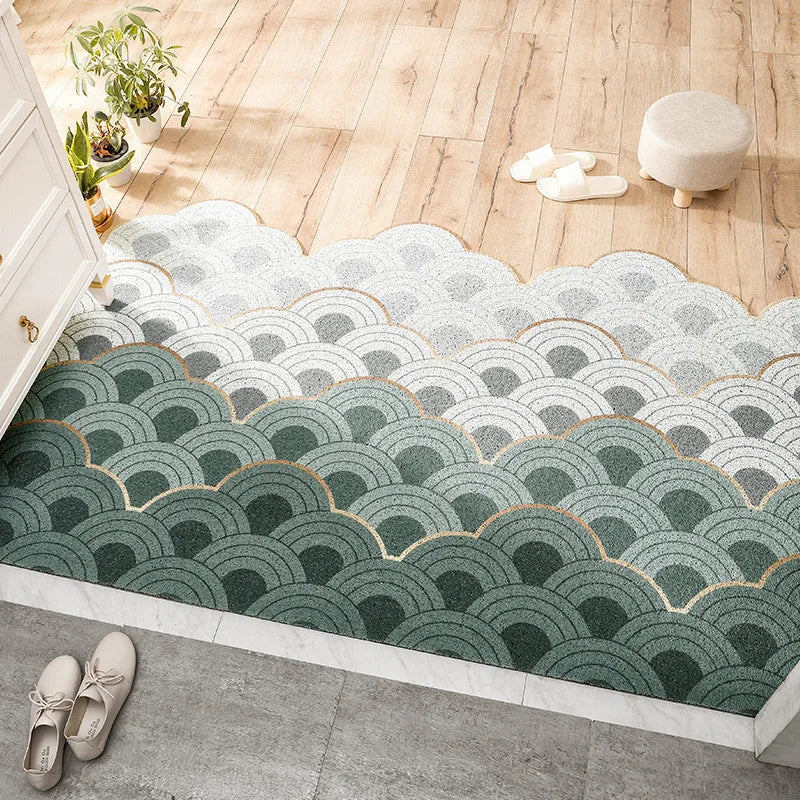 Afralia™ Shoe Scraper Indoor Floor Mat, Anti-slip & Easy Clean Entrance Door Mat