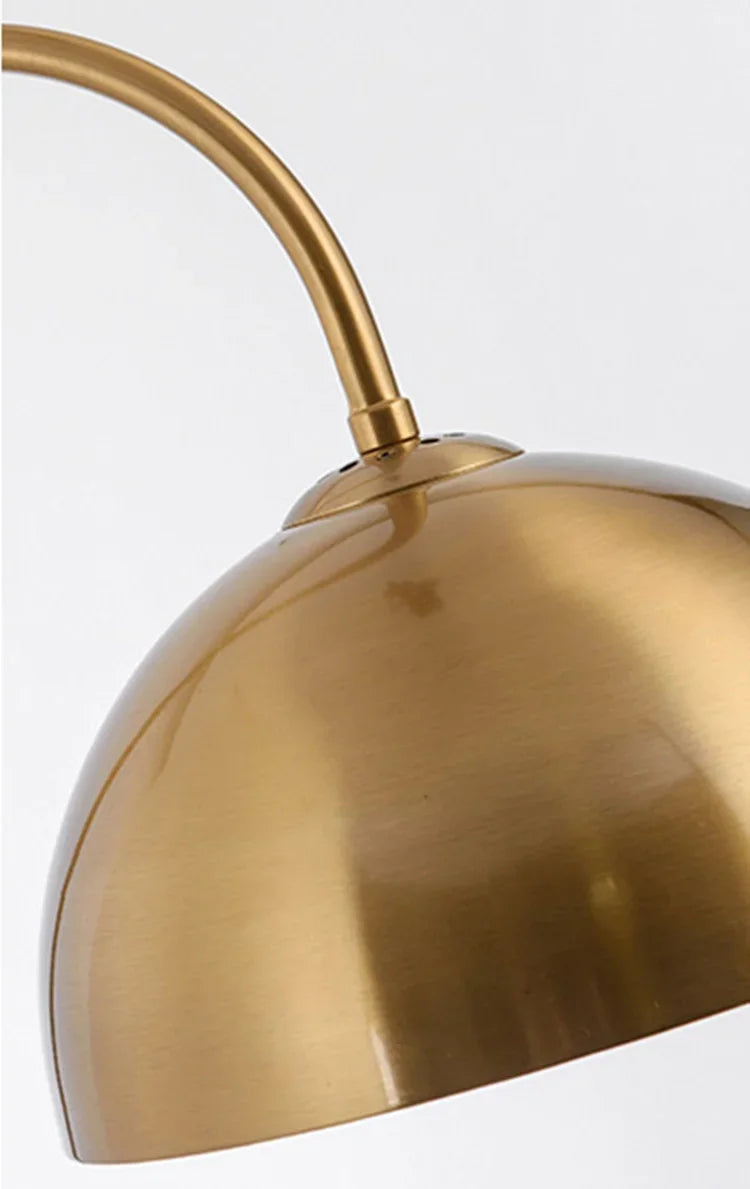 Afralia™ Modern Nordic Gold Table Lamp with Wireless Charging and Dimming