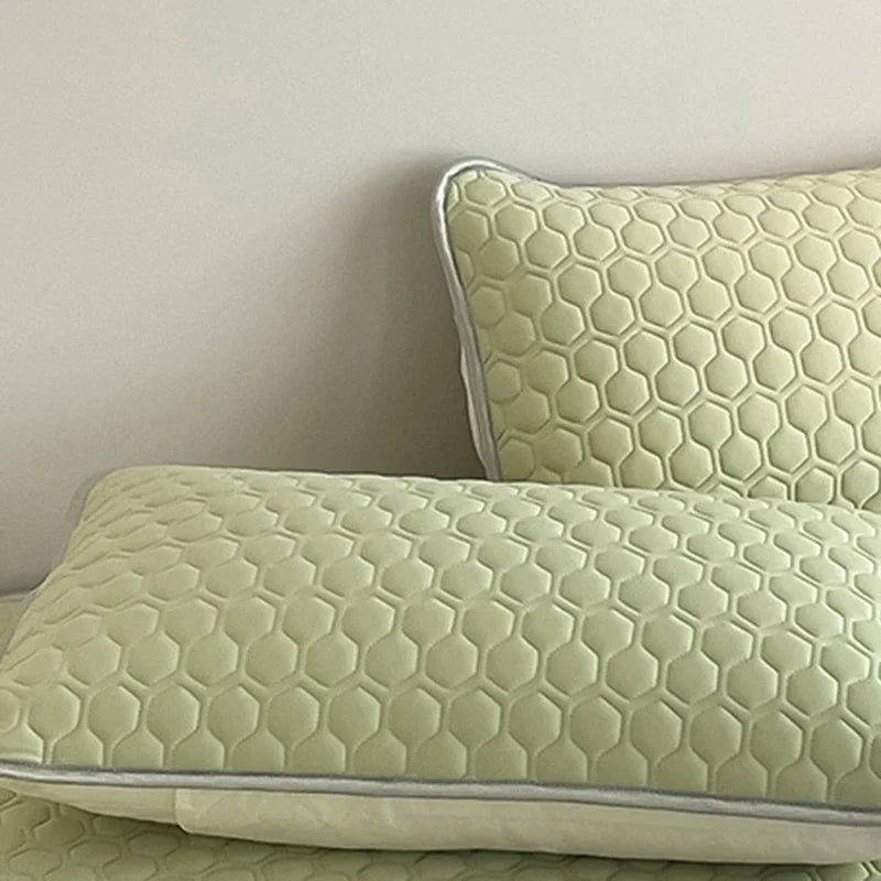 Afralia™ Cooling Mat & Pillowcase Set - Soft Summer Pad for Bed, Single/Double/Queen Sizes