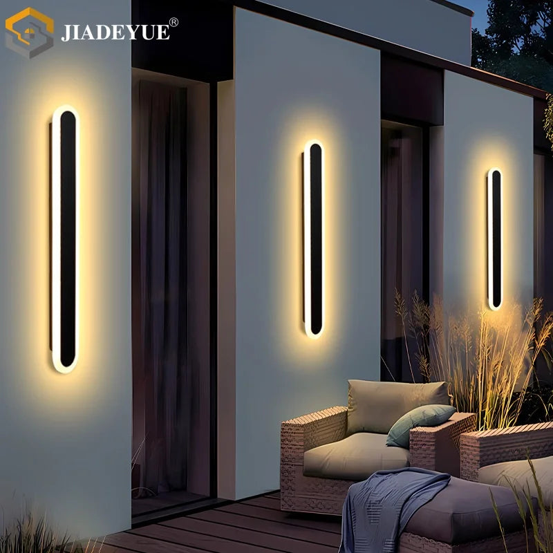 Afralia™ Outdoor Wall Light: Modern Waterproof LED Garden Balcony Decoration Lighting