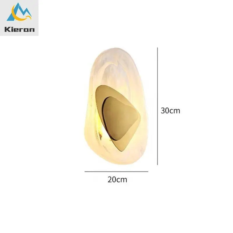 Afralia™ Crystal LED Wall Lamp Modern Glass Wall Light for Living Room, Bedroom, Bathroom