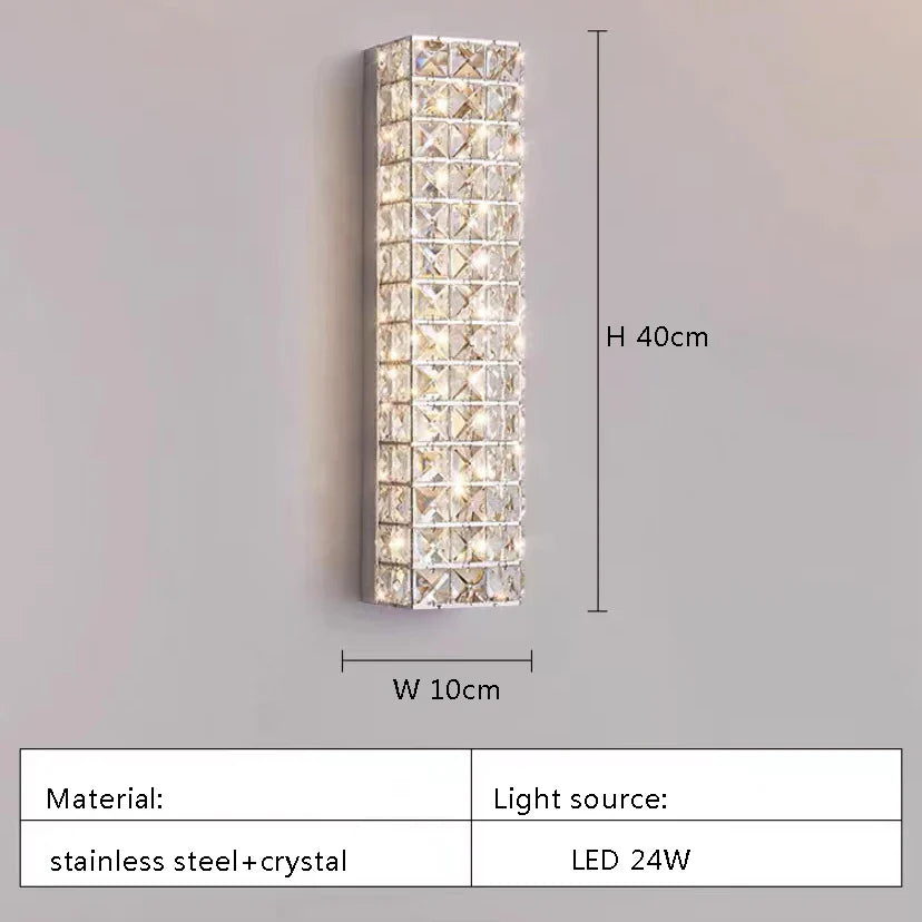 Afralia™ Crystal Two Tier Ceiling Chandelier LED Lighting for Bedroom & Living Room