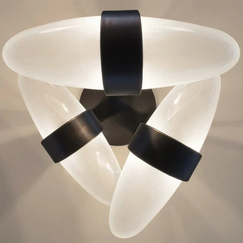 Nordic Leather Light by Afralia™ - Designer Glass Airship Dining Room Bedroom Lamp