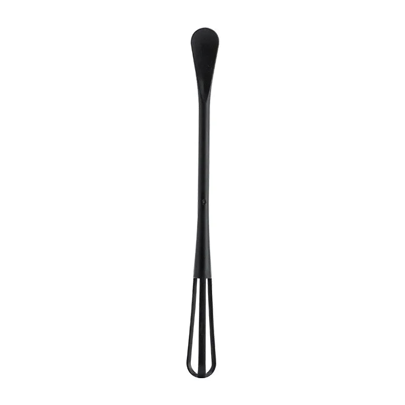 Afralia™ Mini Plastic Egg Whisk | Multi-Function Egg Beater & Seasoning Stirring Stick