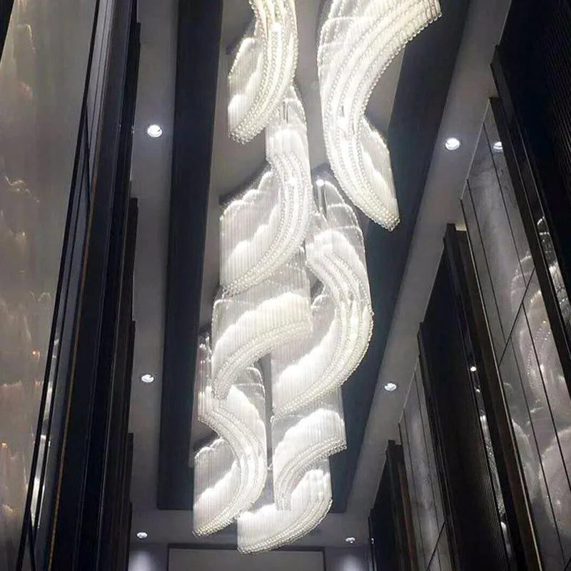 Afralia™ Nordic Crystal Chandelier for Dining Room, Home Decor, Bar, Cafe, & Hotel Lobby