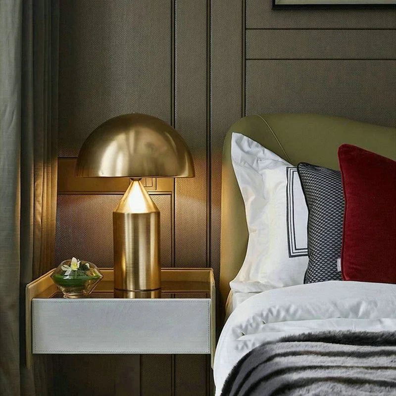 Afralia™ Nordic Mushroom Table Lamp in White, Black, or Gold for Bedroom, Dining Room, or Bedside