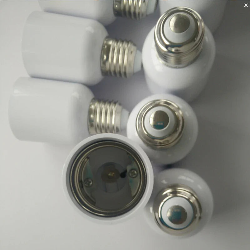 Afralia™ E27 to E40 Light Bulb Adapter Socket Converter - Pack of 10