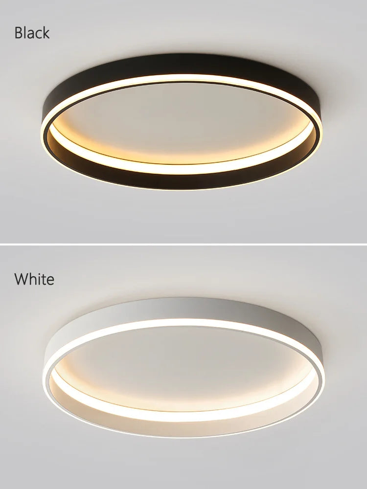 Afralia™ Bedroom Lamp Ceiling Lights Modern Minimalist Master Bedroom Warm LED Lighting