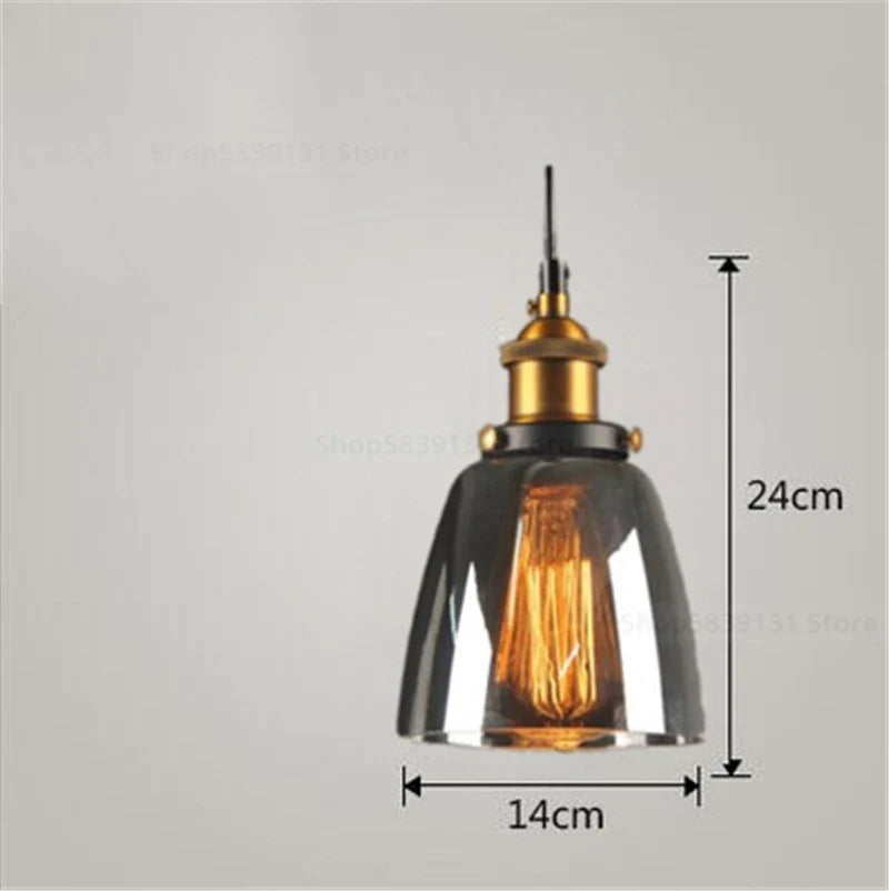 Afralia™ Nordic Glass Ball Pendant Lights for Modern Living Room LED Decor