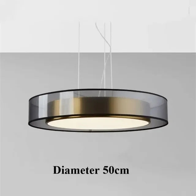 Afralia™ Luxury Copper LED Ceiling Pendant Lights for Bedroom Dining Kitchen Island