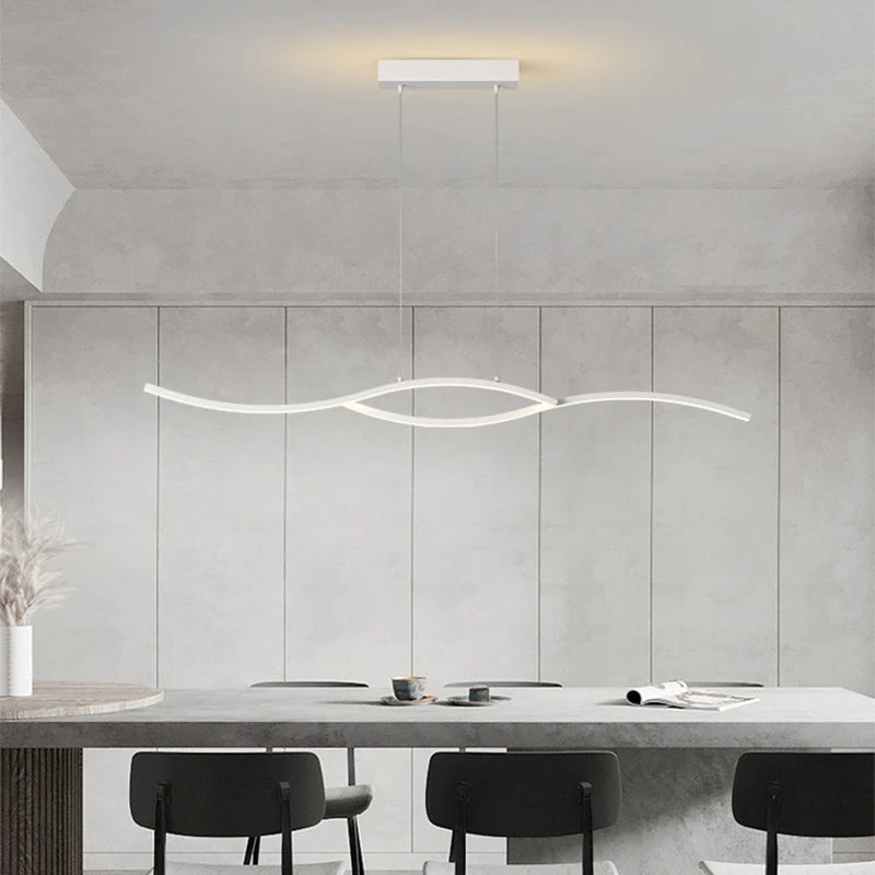 Afralia™ Modern LED Pendant Light - Adjustable Chandelier for Stylish Living Spaces