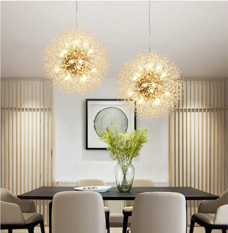 Afralia™ Crystal Snowflake Chandelier: Luxe Nordic Style Living Room Lighting