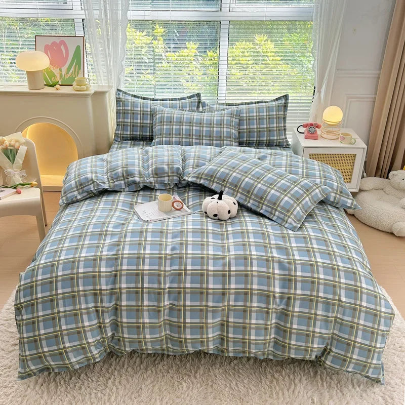 Afralia™ Plant Printed Brushed Single Duvet Cover for Cozy Winter Nights