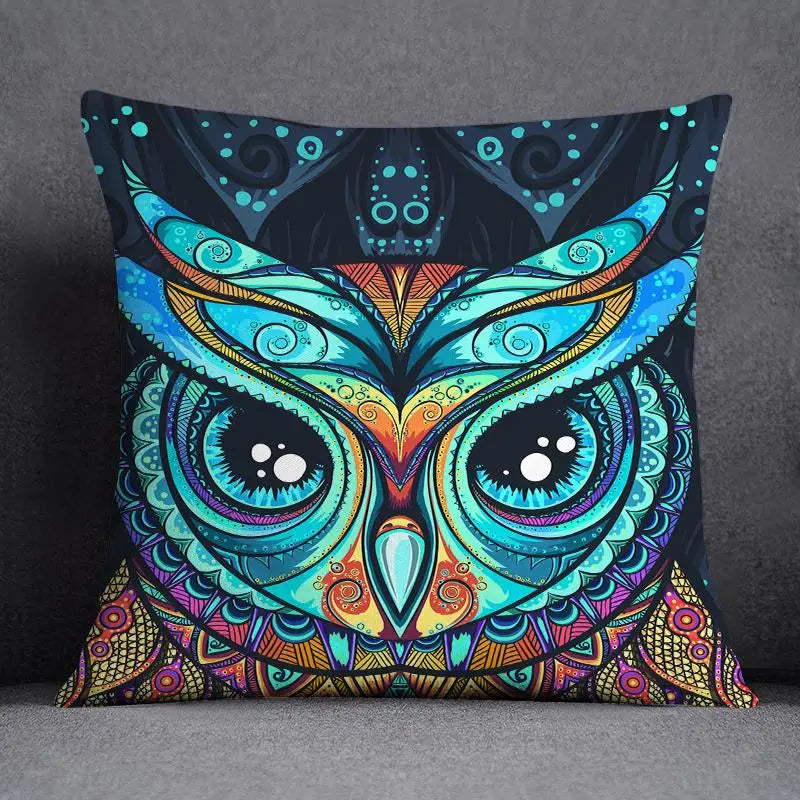 Afralia™ Animal Pattern Decorative Pillowcase 45x45cm - Modern Design for Home and Car
