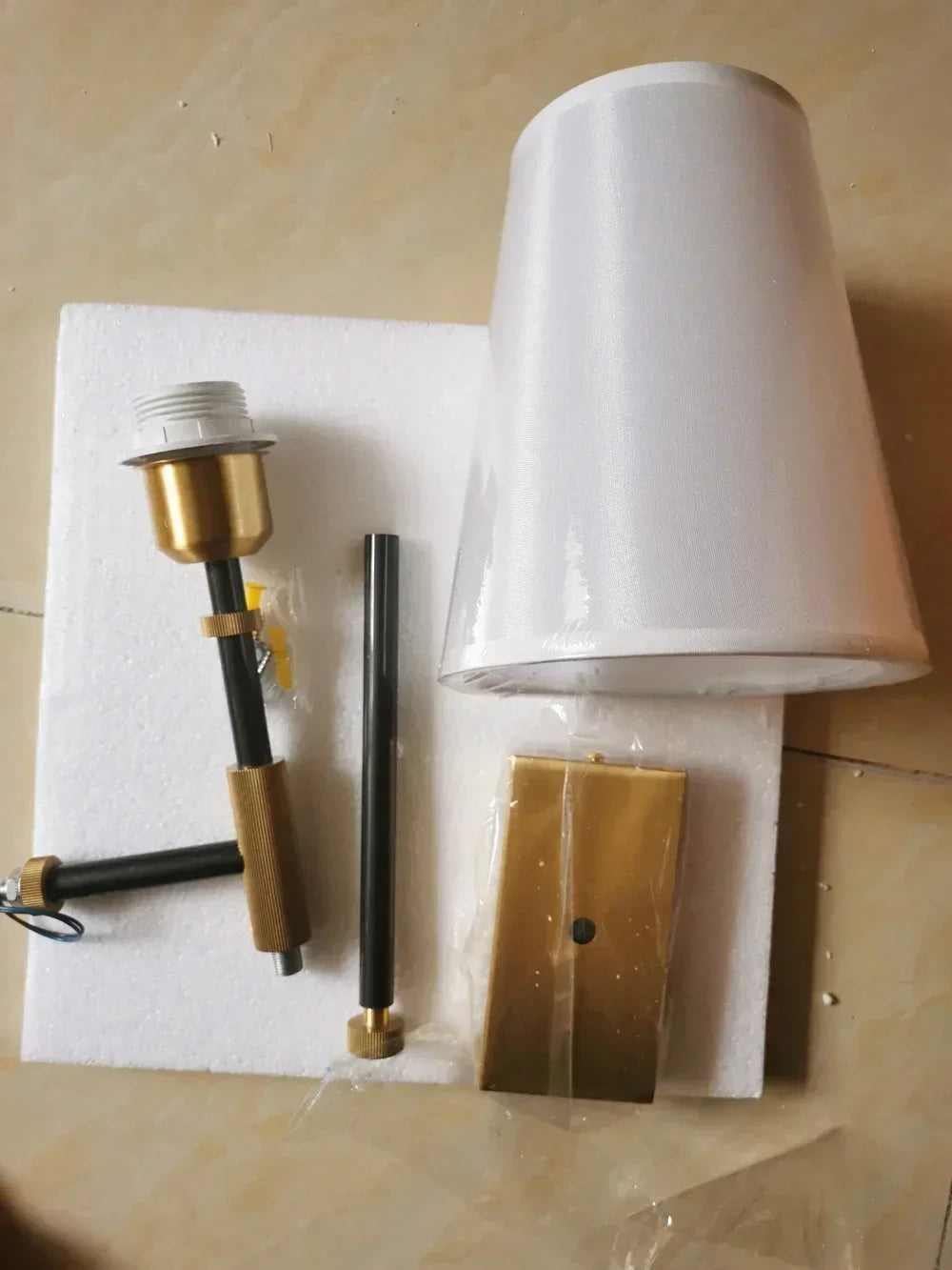 Afralia™ Copper Cloth LED Wall Lamp for Elegant Decor in Bedroom, Living Room & Corridor