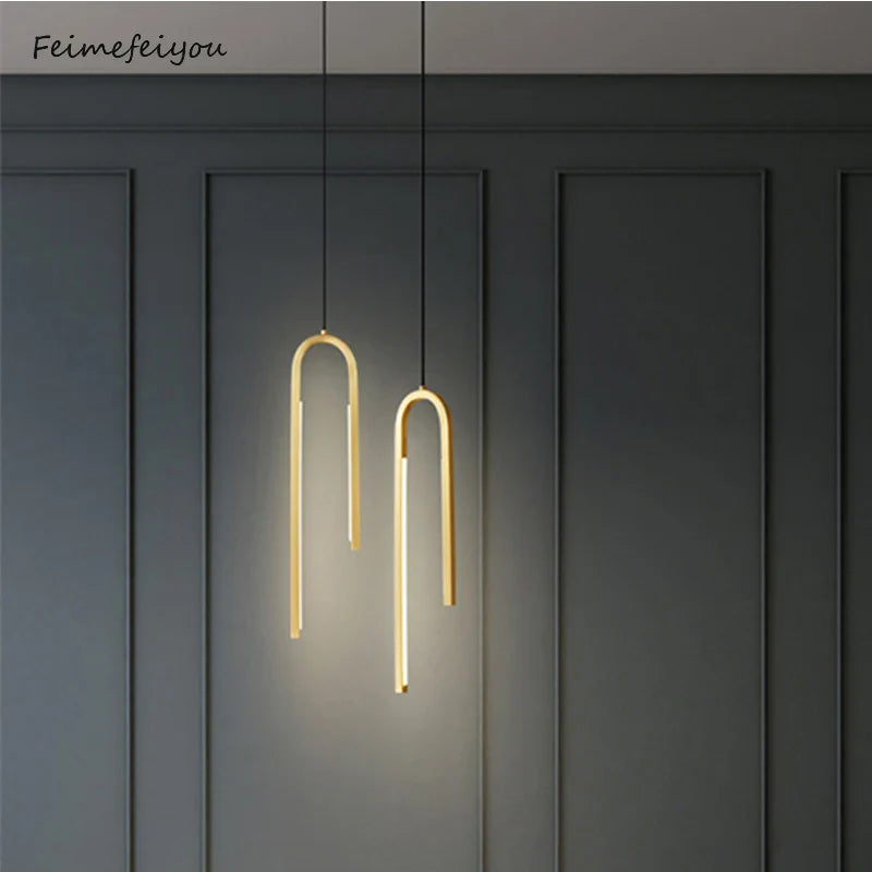 Afralia™ Nordic LED Pendant Lights for Home Bedroom Dining Living Room Lighting