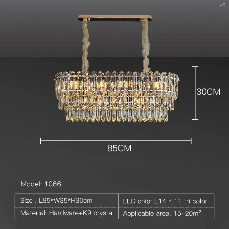 Afralia™ Crystal Chandelier: Postmodern High-End Light Luxury for Living & Dining Rooms