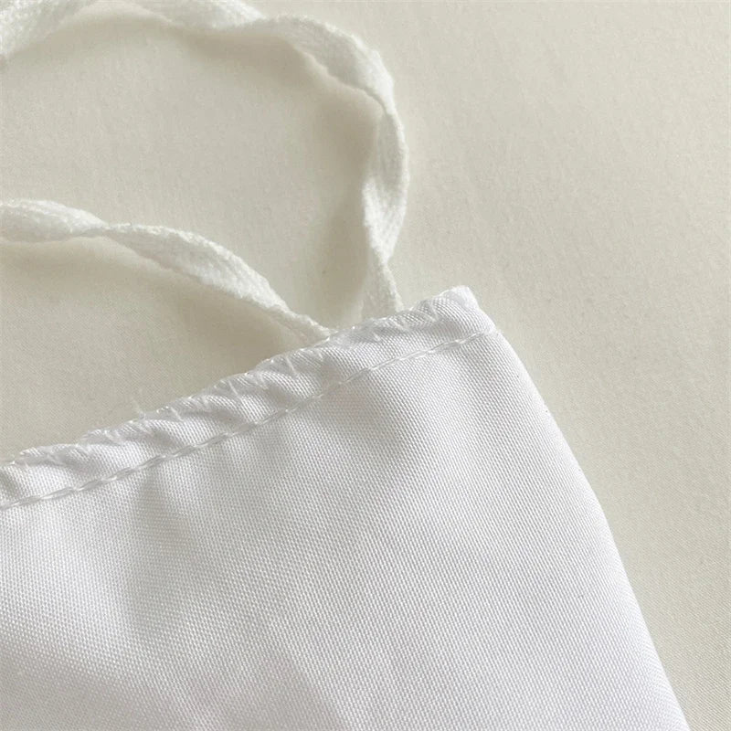 Afralia™ Luxury Pinch Pleated Duvet Cover Set Queen - Solid Color Bedding Set