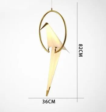 Afralia™ Modern Bird LED Pendant Chandelier for Home Living Room Bedroom Lighting