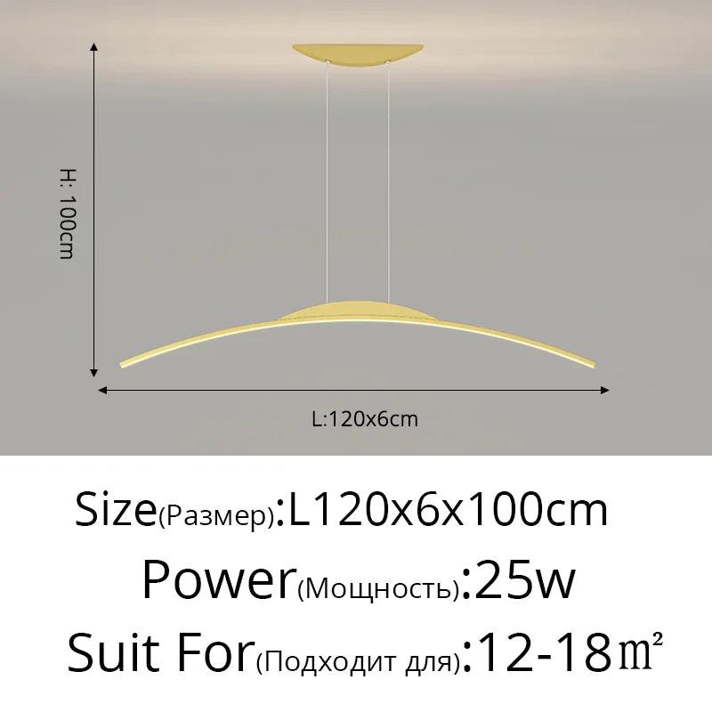 Afralia™ LED Ceiling Pendant Lamp: Minimalist Chandelier, Height Adjustable, Home Decor Solution