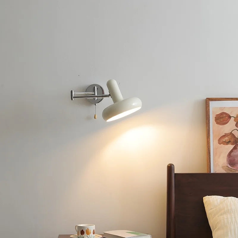 Afralia™ Swing Arm LED Wall Sconce Iron Modern Stair Light Fixtures