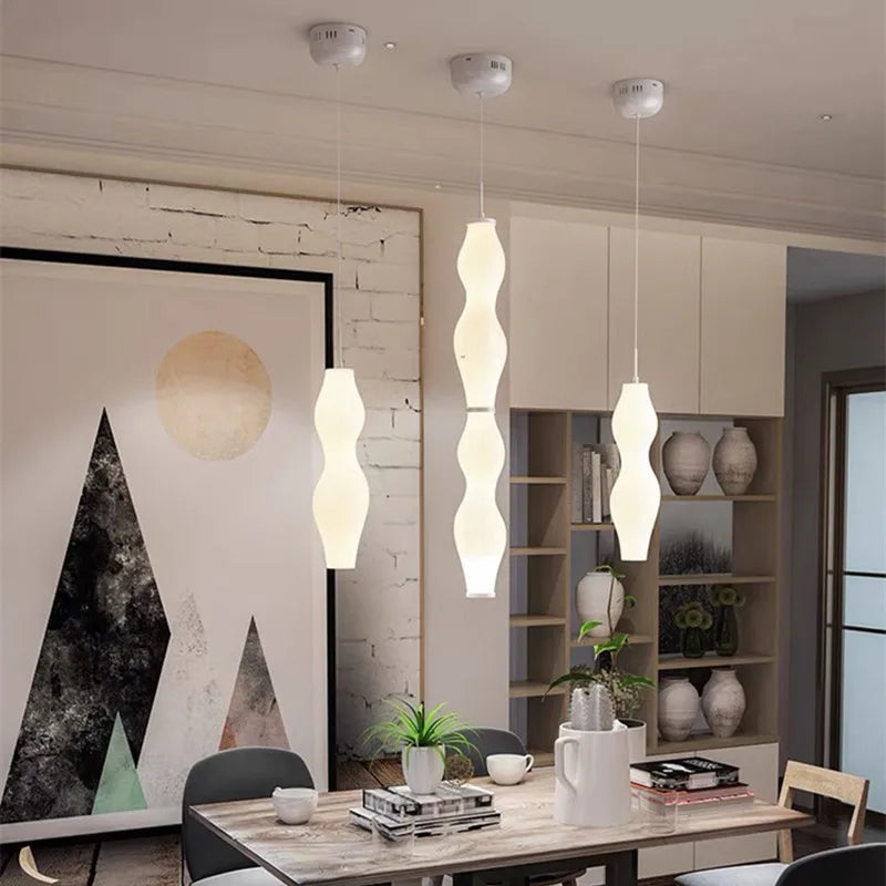 Afralia™ Modern Design LED Pendant Lights for Living Dining Bedroom Chandeliers
