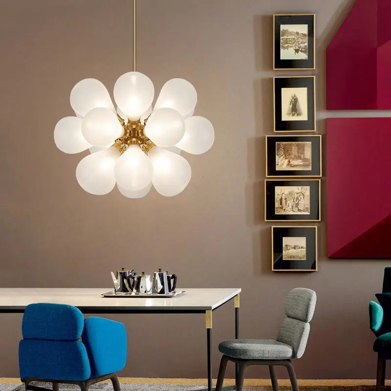 Afralia™ Nordic Molecular Bubble Glass Pendant Light