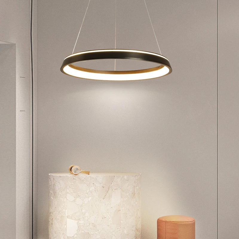 Afralia™ Modern LED Chandeliers: Creative Thin Design for Living Room, Bedroom, Balcony, Aisle, and Flush Mount Ceilings