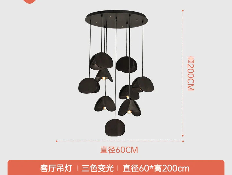 Afralia™ Antique Style Solid Wood Retro Pendant Light - High-End Living Room Lighting