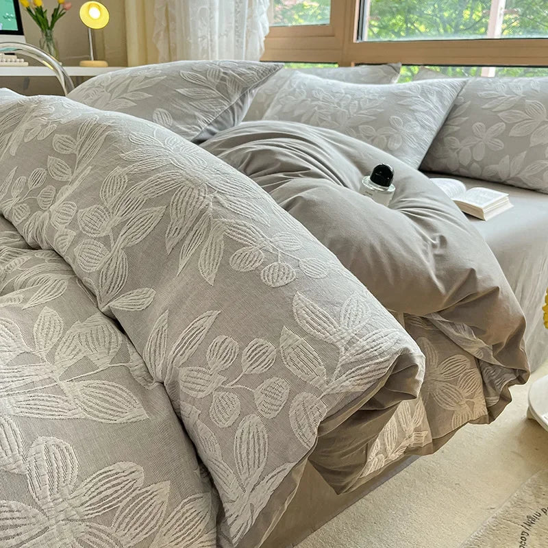 Afralia™ Cotton Three-Layer 3Pcs Bedding Set - Soft, Breathable, and Comfortable