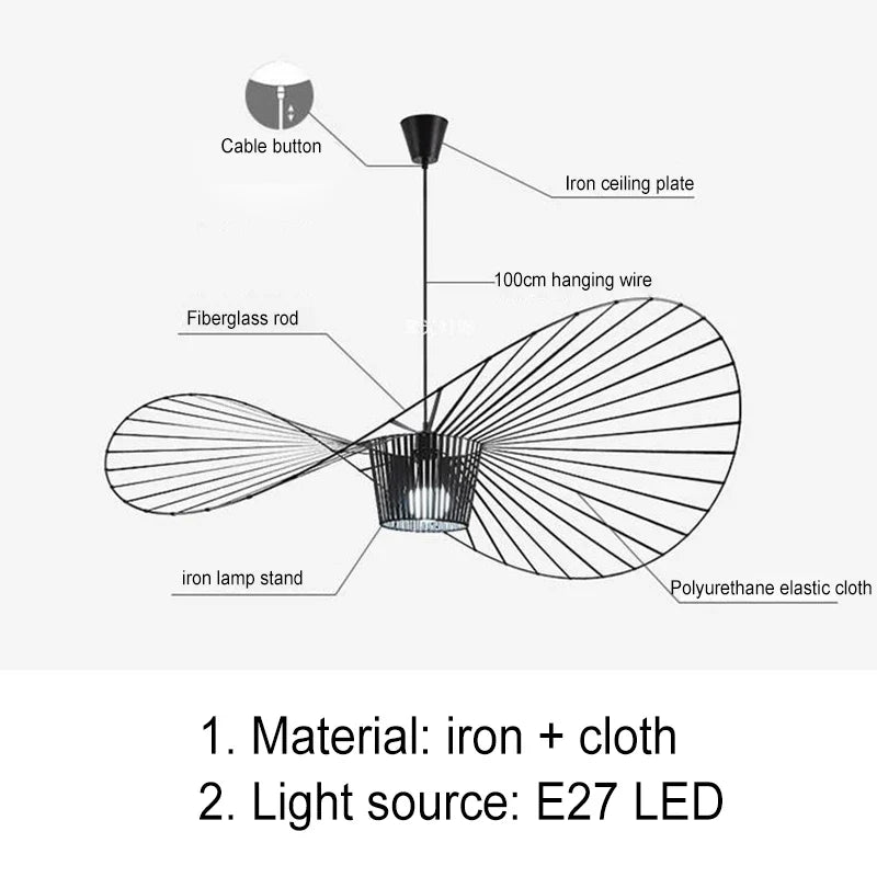 Afralia™ Nordic LED Pendant Light Chandelier Modern Indoor Lighting for Home Decor