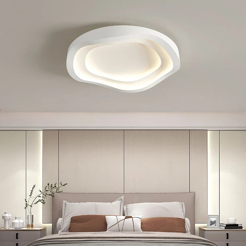 Afralia™ Minimalist LED Chandelier for Master Bedroom, Children's Room, and Balcony
