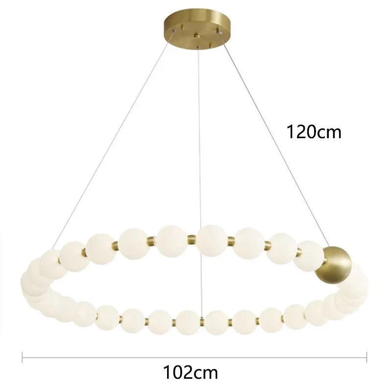 Afralia™ Modern LED Pendant Light Chandeliers for Living Room and Dining Room