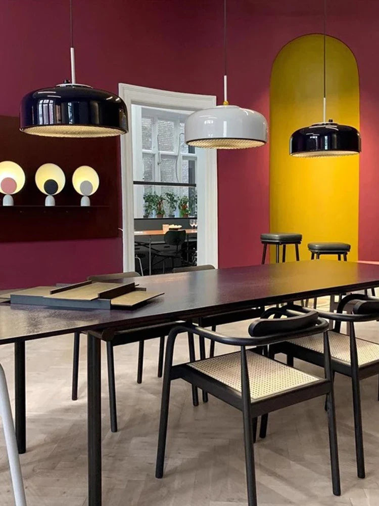 Afralia™ Seated Podgy Pendant Lamps: Nordic Yellow Minimalist Unique Lighting for Dining Room