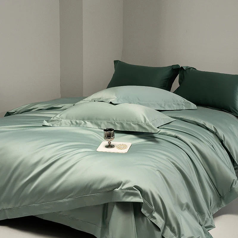 Afralia™ Silky Soft 1400TC Egyptian Cotton Bedding Set - Queen King Sizes