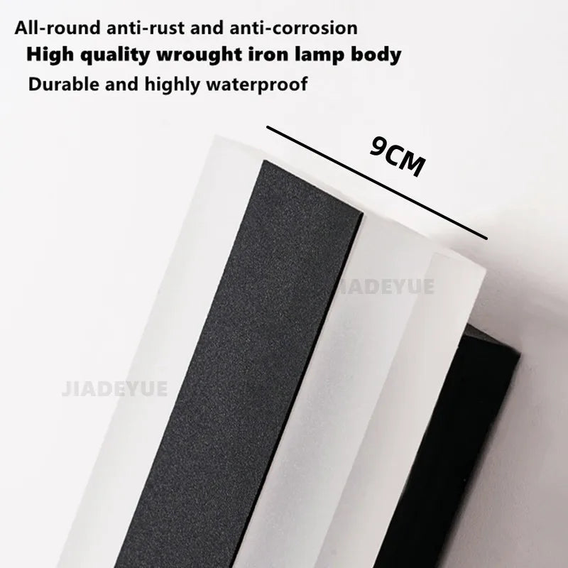 Afralia™ LED Outdoor Wall Light Waterproof Modern Garden Balcony Decoration Lighting