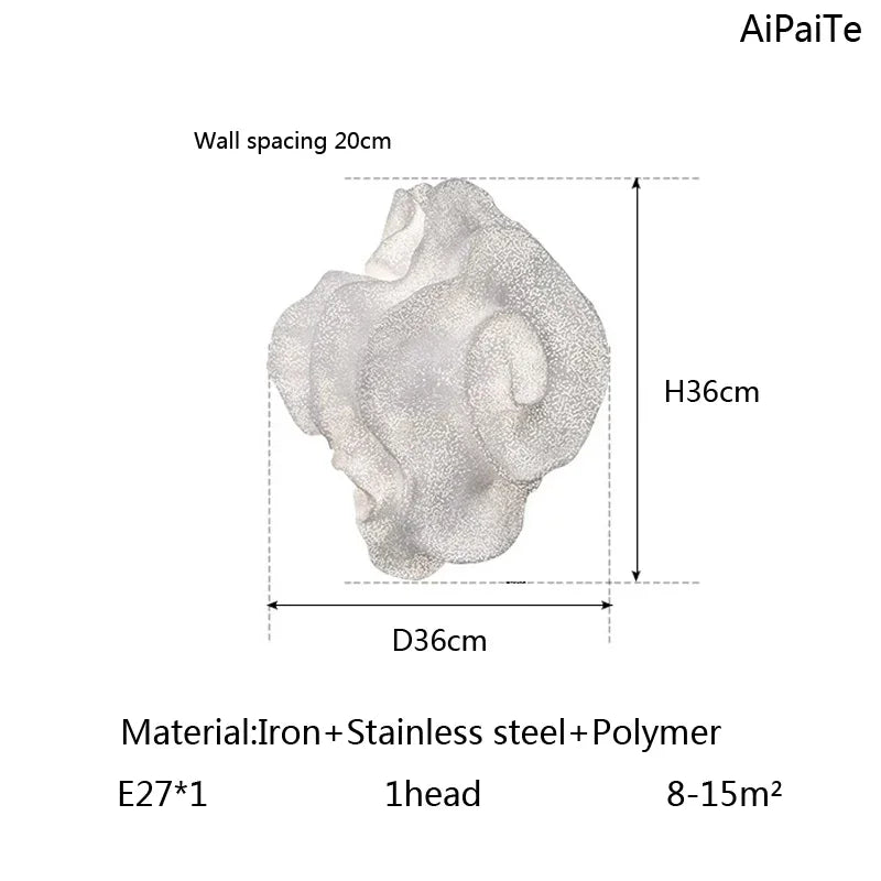 Afralia™ Nevo Cloud Glass Chandelier: Modern LED Pendant Lamp for Home, Restaurant & Kitchen