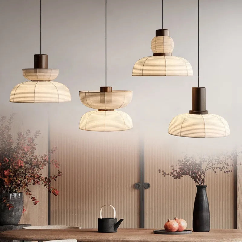 Afralia™ Wabi Sabi Style LED Pendant Light - Minimalist Hanging Fixture